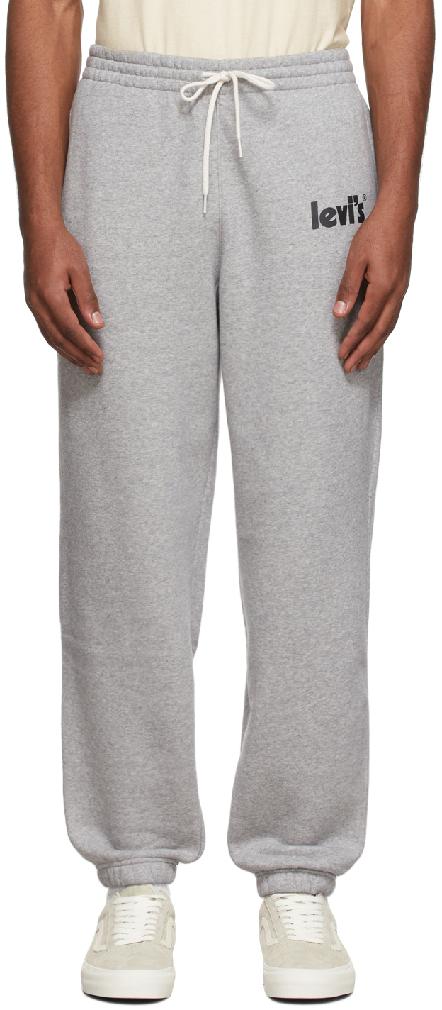 Levi's: Grey Graphic Lounge Pants | SSENSE