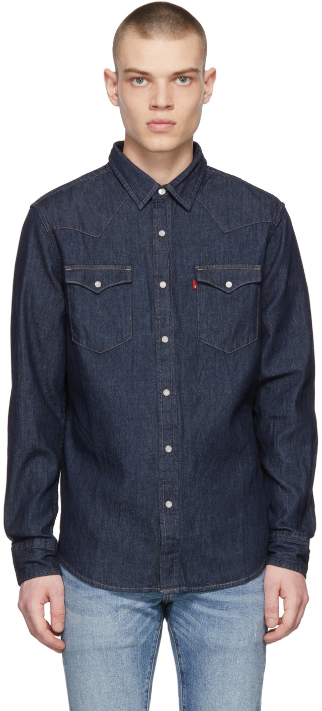 Indigo Classic Western Standard Fit Shirt
