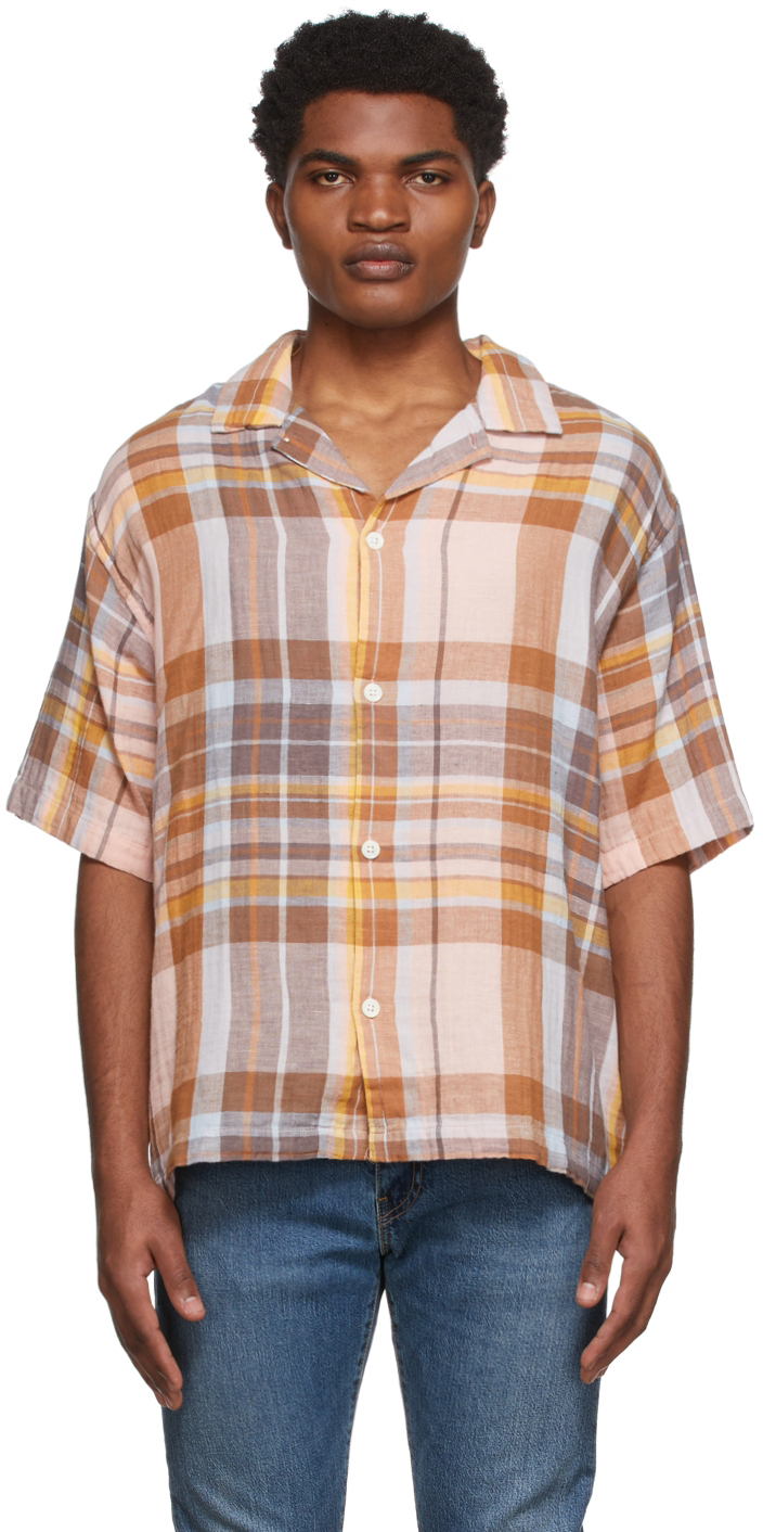 Levi's: Orange Slouchy Shirt | SSENSE