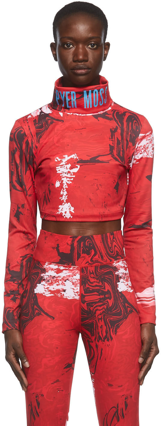 Red Pyer Moss Edition Cropped Turtleneck