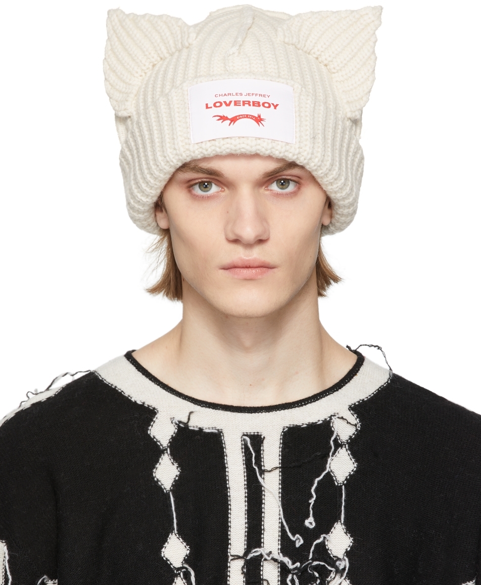 CHARLES JEFFREY LOVERBOY ニット帽 CHUNKY EARS BEANIE 31130401