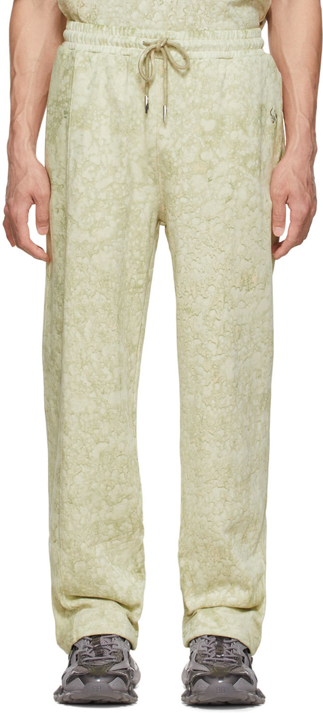 Feng Chen Wang: Beige Cotton Lounge Pants | SSENSE