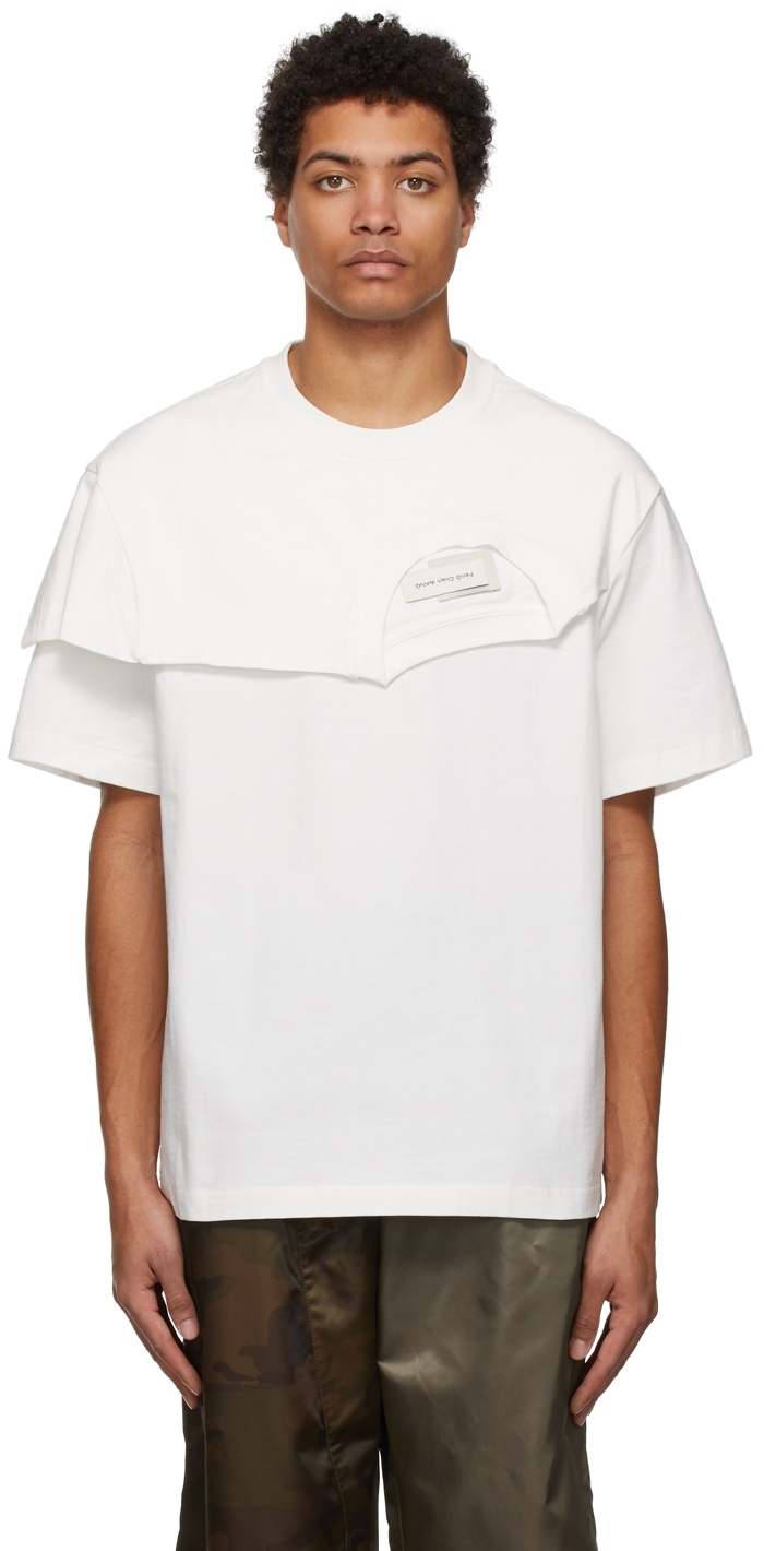 White Double Collar T-Shirt