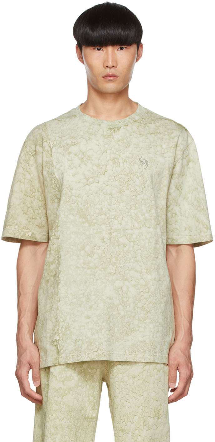 Feng Chen Wang Beige Cotton T-shirt