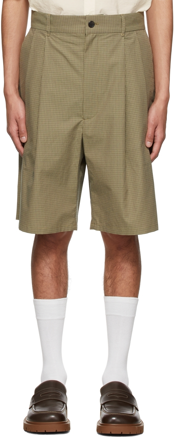 Camiel Fortgens Brown Cotton Shorts | Smart Closet