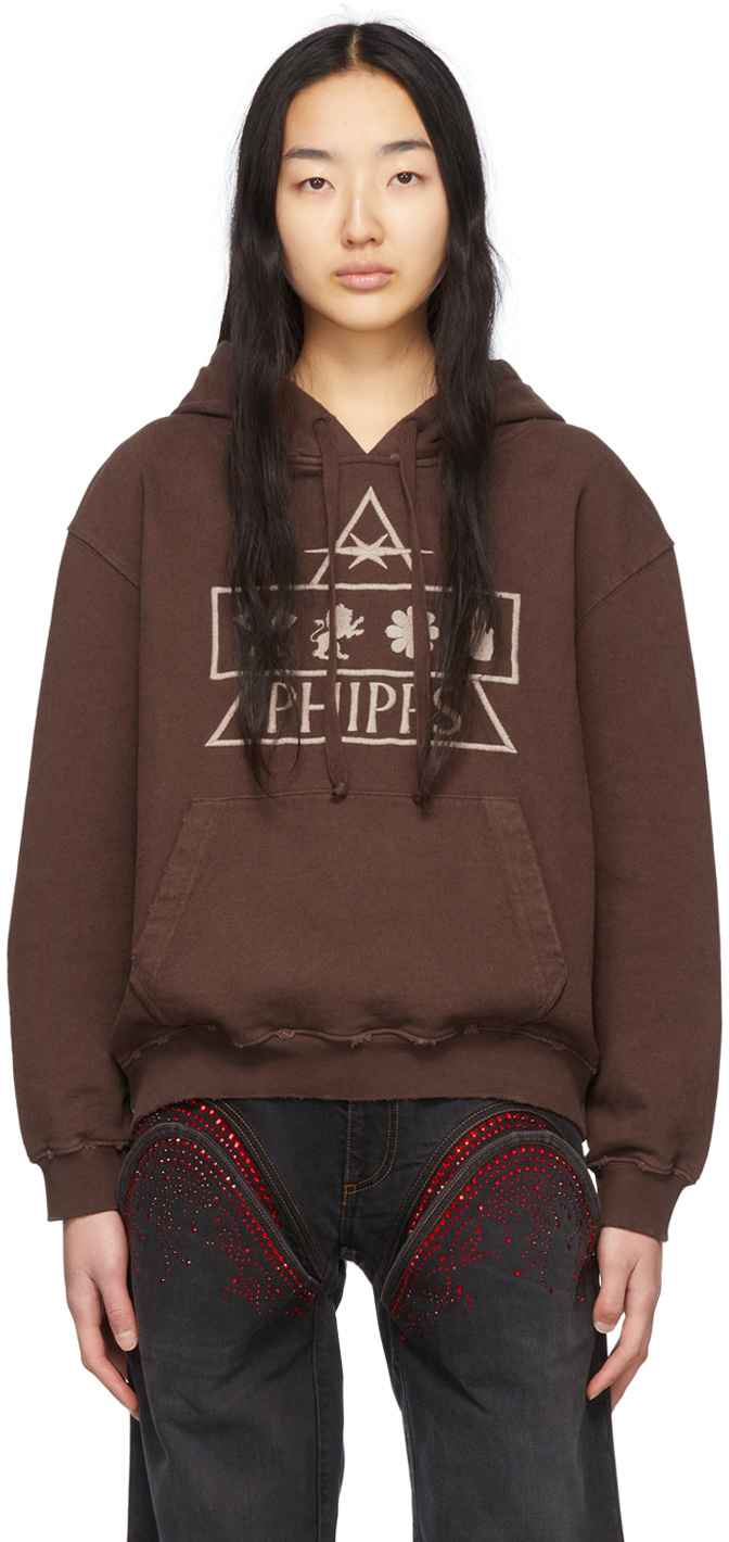 Brown Organic Cotton Hoodie