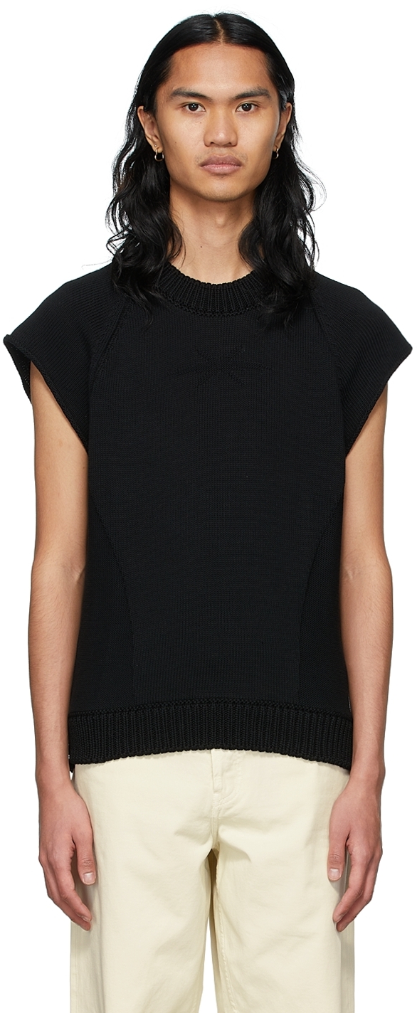 Black Organic Cotton Sweater