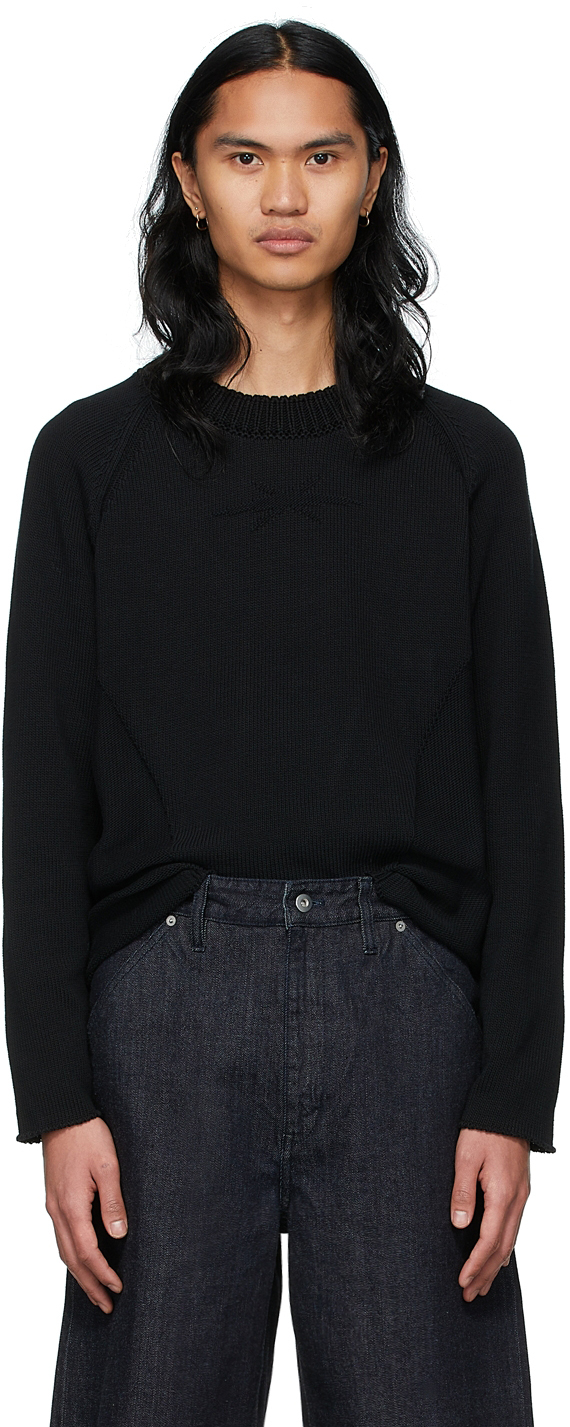 Black Organic Cotton Sweater