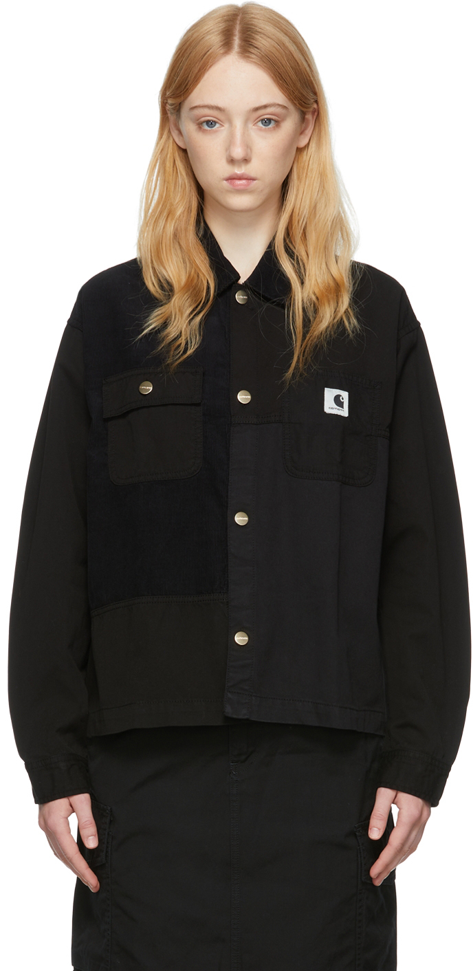 impressionisme Tilintetgøre Alarmerende Carhartt Work In Progress: Black Cotton Jacket | SSENSE