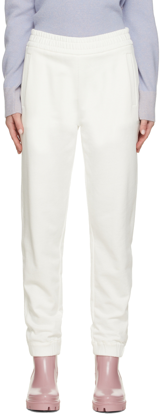 White Cotton Lounge Pants