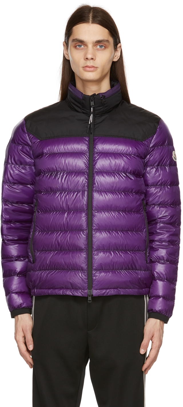 moncler purple jacket mens