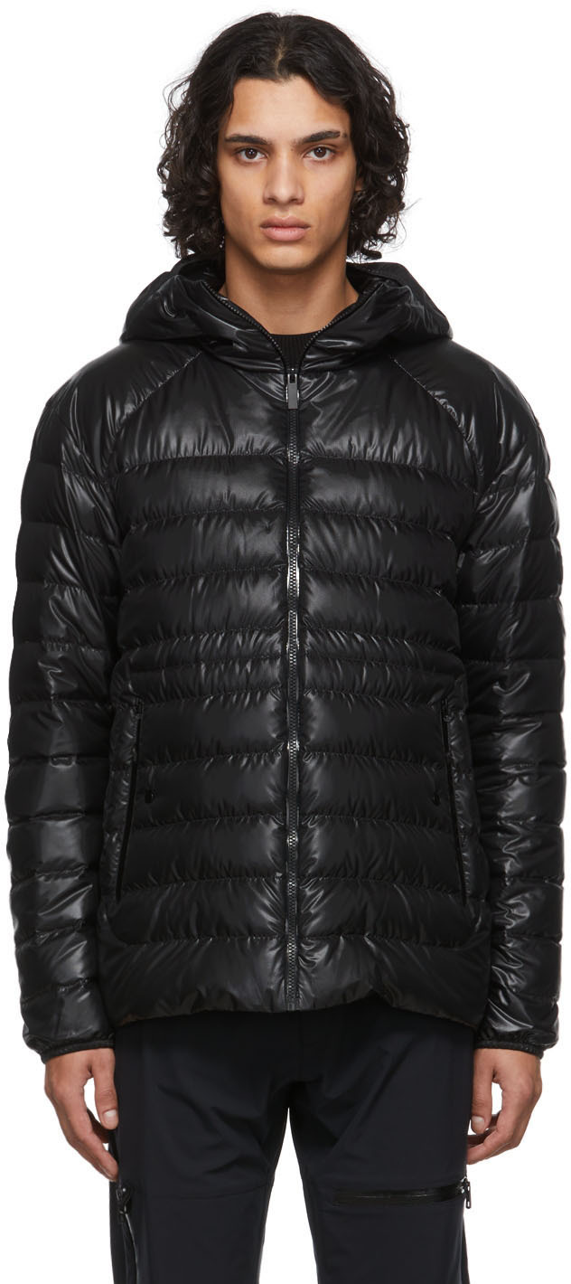 moncler jacket mens black bubble