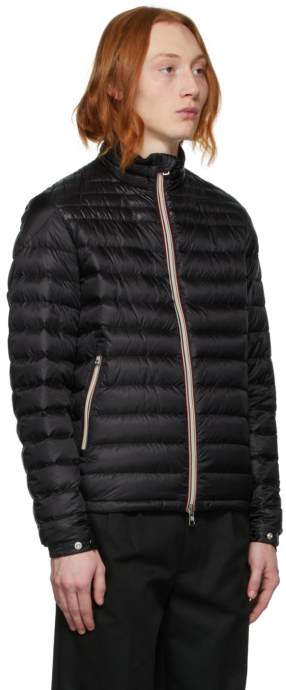 Shop Moncler Black Down Benamou Jacket In 999 Black