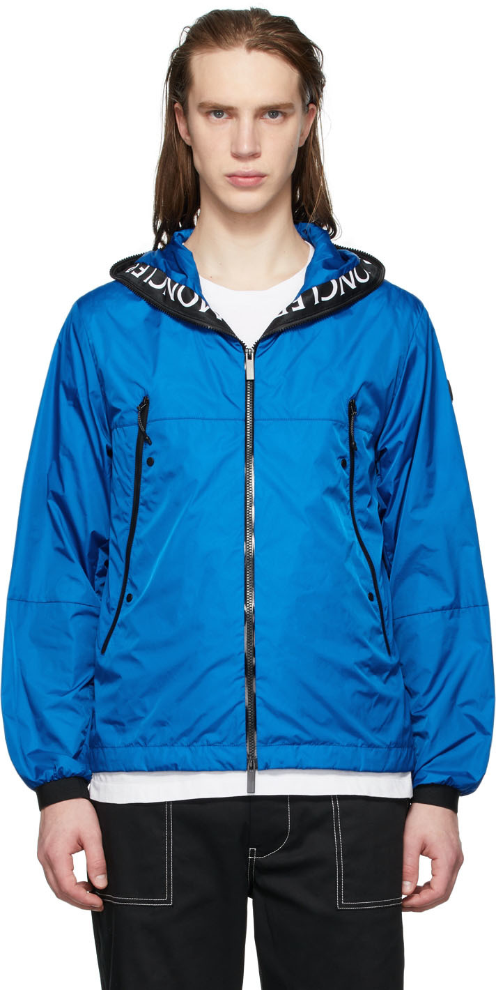 Moncler Blue Junichi Rain Jacket | Smart Closet