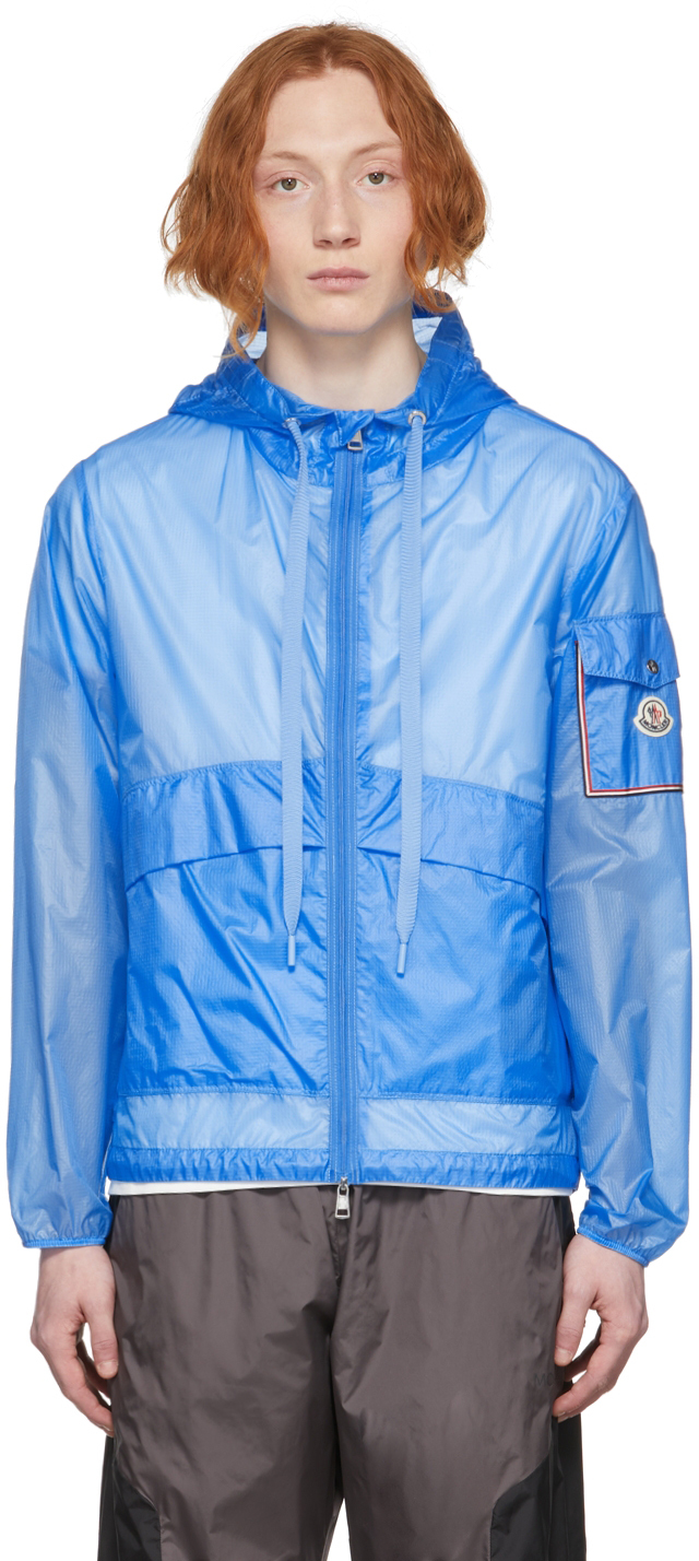 Moncler: Blue Ebizo Jacket | SSENSE