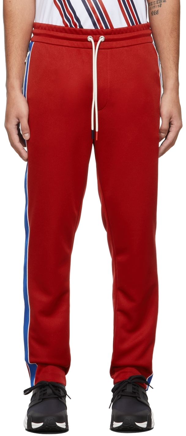 Moncler Red Striped Sweatpants