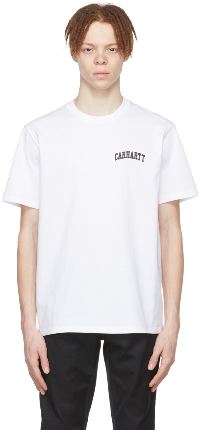 Carhartt Work In Progress White Cotton T-Shirt