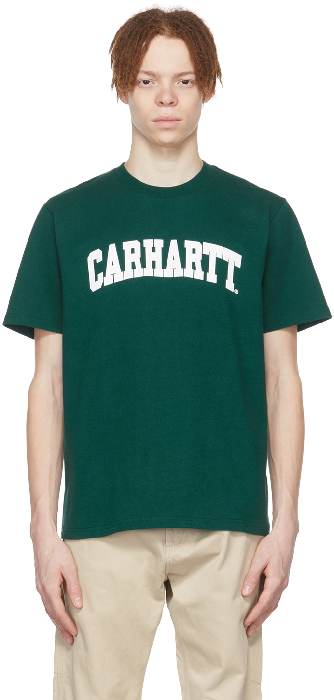 Carhartt Work In Progress Green Cotton T-Shirt