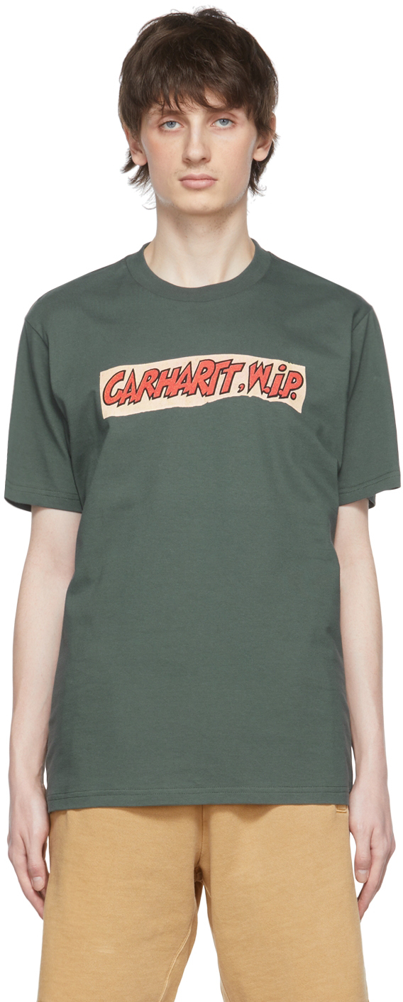 Carhartt Work In Progress Green Organic Cotton T-Shirt