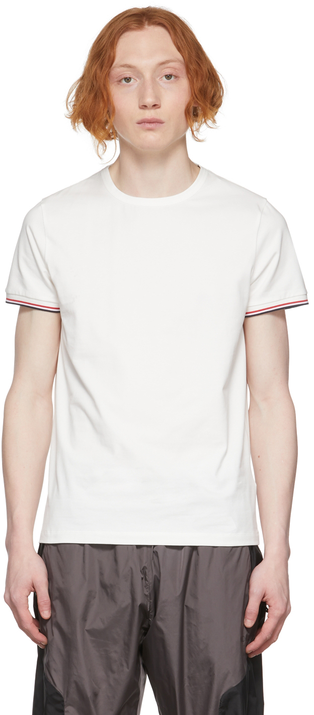 white moncler t shirt mens