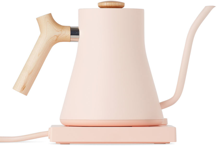 Fellow Pink Stagg Ekg Electric Kettle, 0.9 L, Ca/us In Pink + Maple
