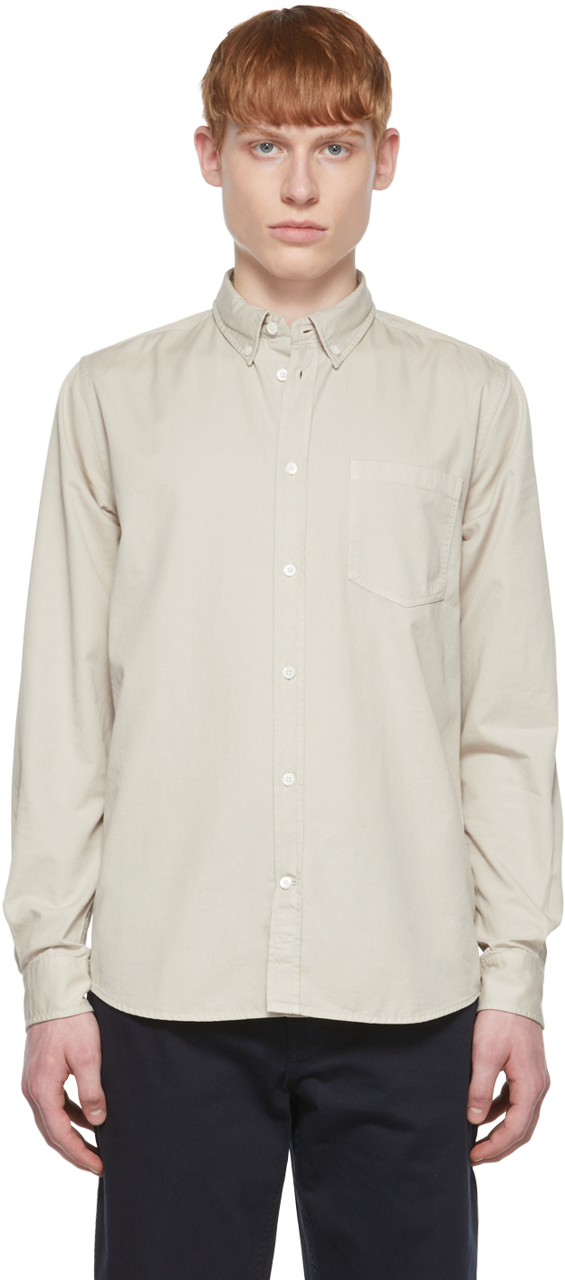 NORSE PROJECTS BEIGE ANTON SHIRT
