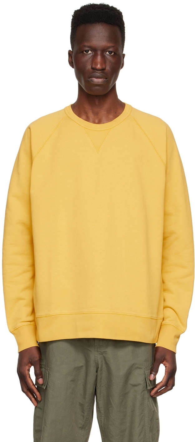 Norse Projects Kristian Cotton-jersey Sweatshirt In Yellow | ModeSens