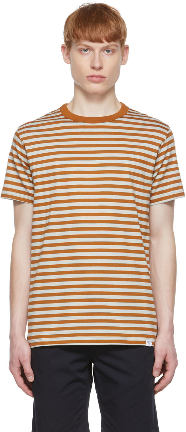 NORSE PROJECTS ORANGE NIELS T-SHIRT