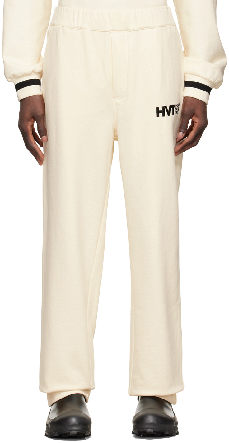 Off-White Cotton Lounge Pants