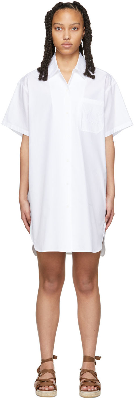Max Mara White Palau Shirt Dress