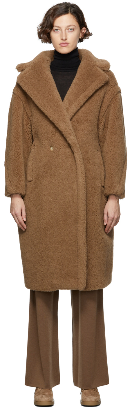 Brown Teddy Camel Wool Coat