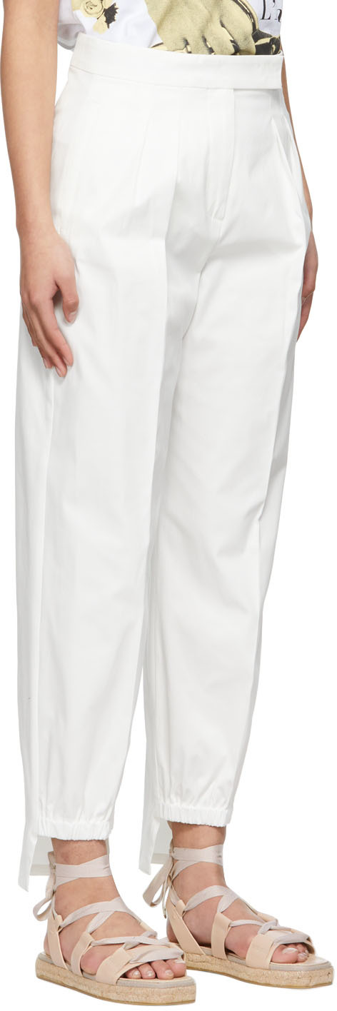Max Mara Filly Long Trouser In 004 Silk