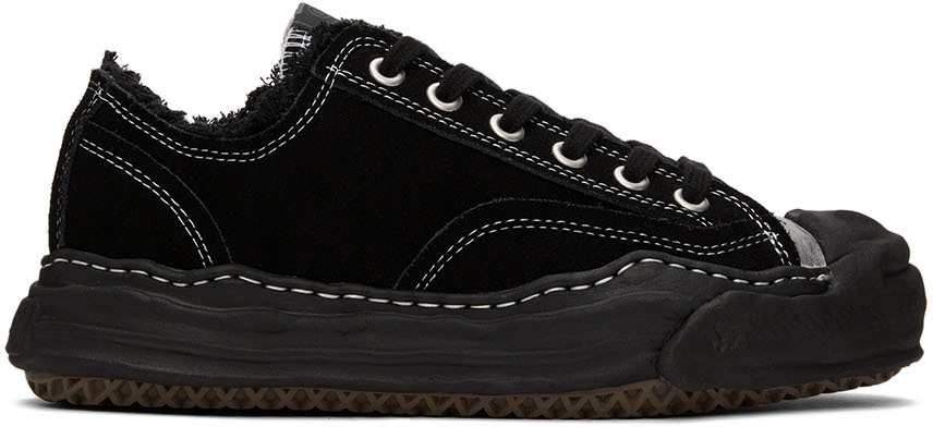 Black Maison Mihara Yasuhiro Edition Hank Low Top Sneakers