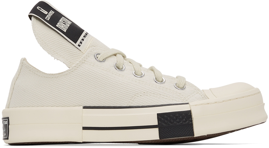 Rick DRKSHDW: Off-White Converse OX Sneakers | SSENSE