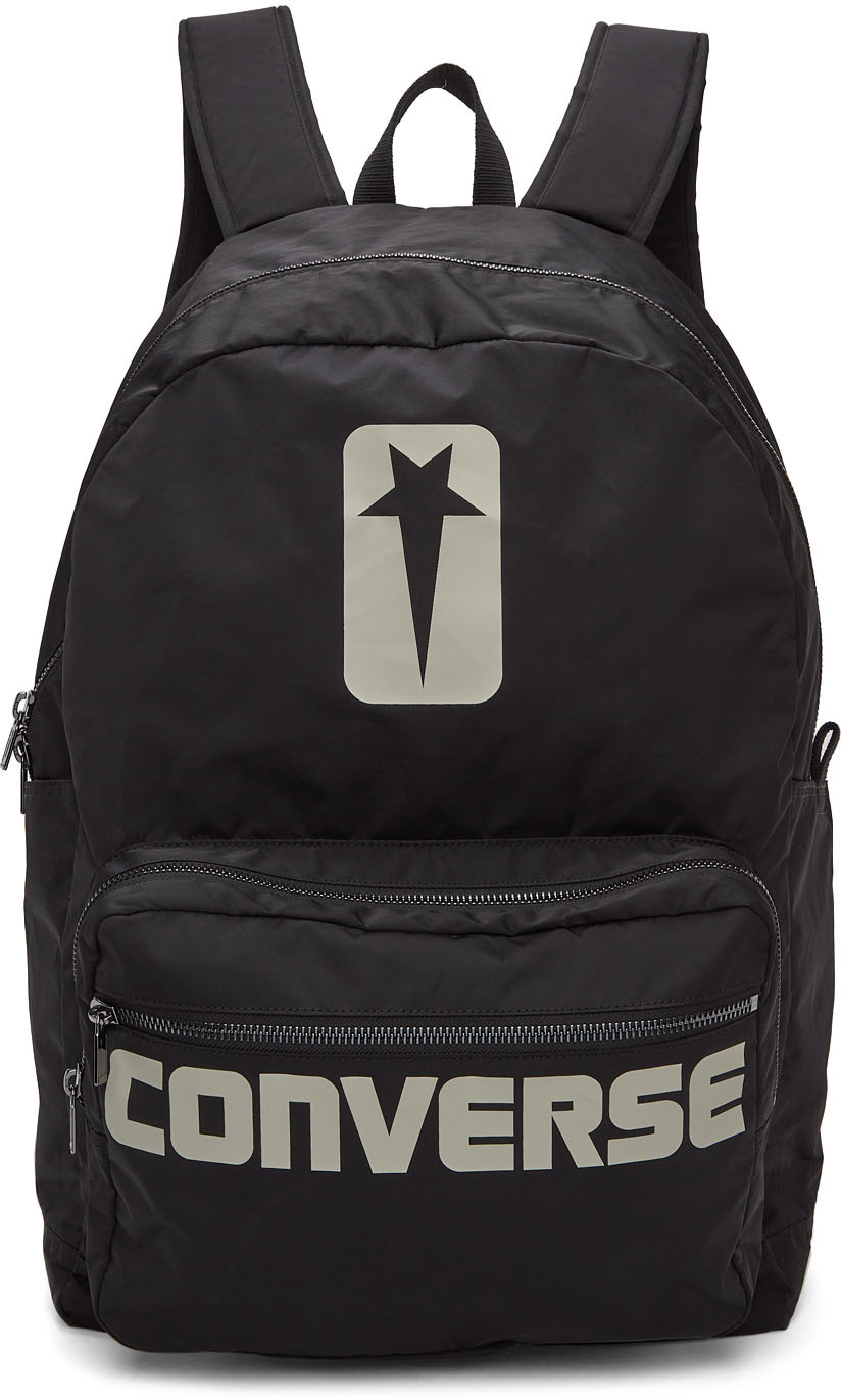 Converse エディション ブラック オーバーサイズ バックパック