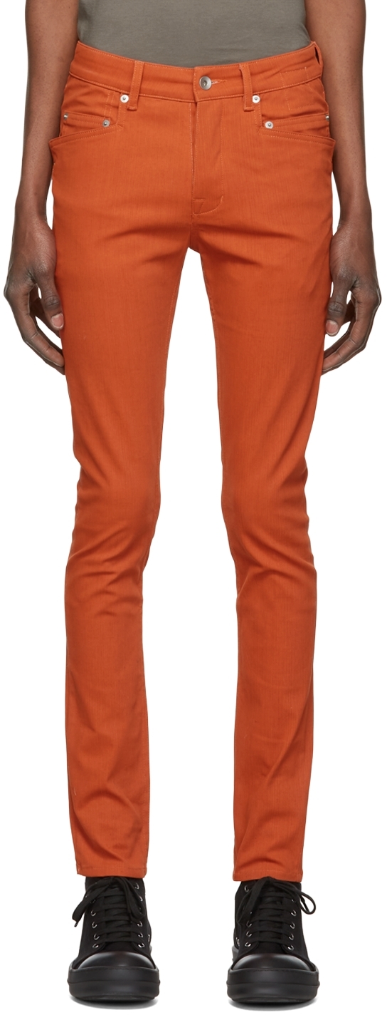 Rick Owens Drkshdw Orange Tyrone Jeans