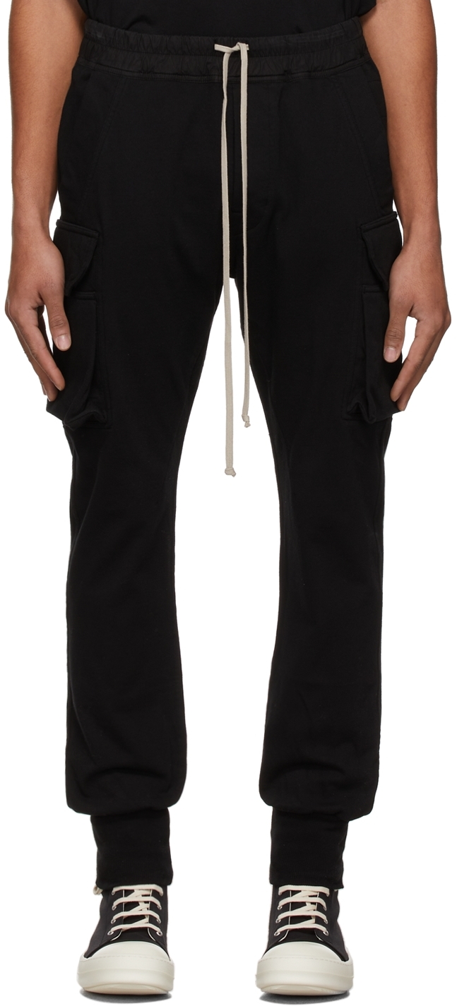 Rick Owens Drkshdw Black Mastadon Cargo Pants | Smart Closet