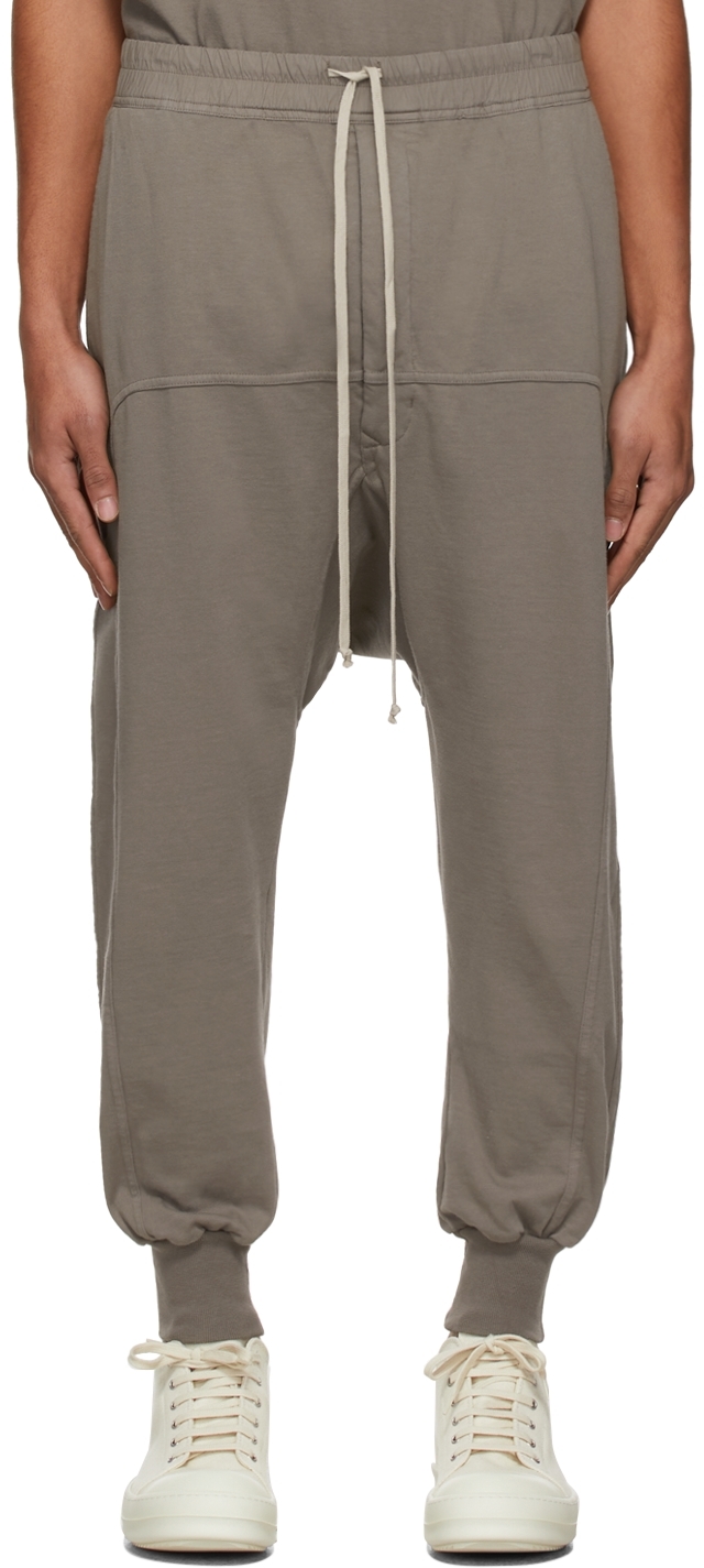 Rick Owens Drkshdw Grey Drawstring Lounge Pants