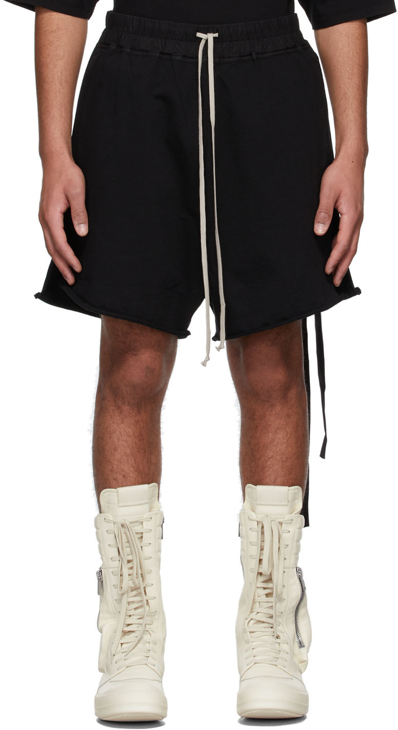 Short de sport à lien de resserrage Rick Owens DRKSHDW pour homme en coloris Noir Homme Vêtements Shorts Shorts casual 