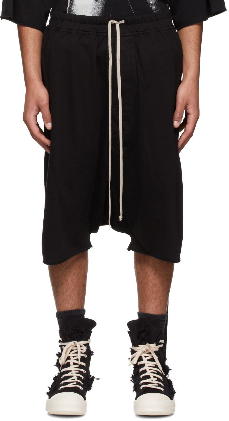 Rick Owens DRKSHDW: Black Pods Shorts | SSENSE Canada