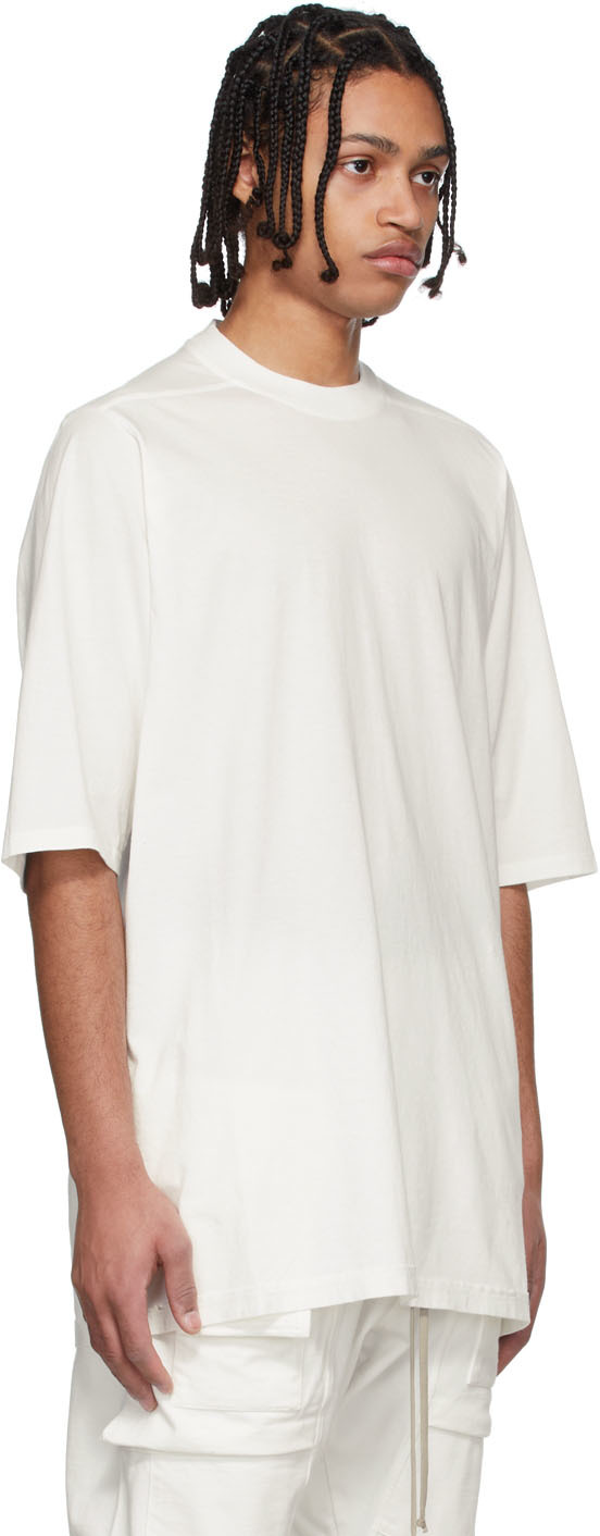 Rick Owens Drkshdw White Jumbo T-Shirt | Smart Closet