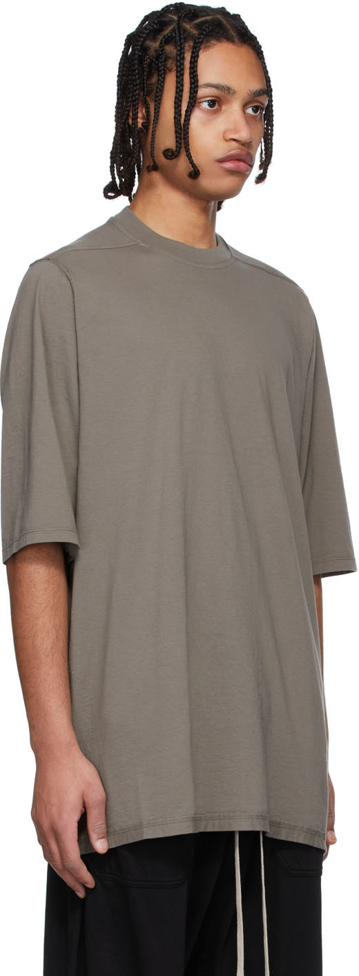 Rick Owens Drkshdw Grey Jumbo T-Shirt | Smart Closet