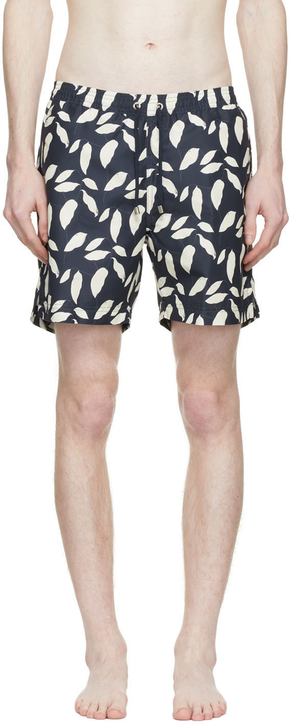 Ssense Uomo Sport & Swimwear Costumi da bagno Pantaloncini da bagno Navy Recycled Polyester Swim Shorts 