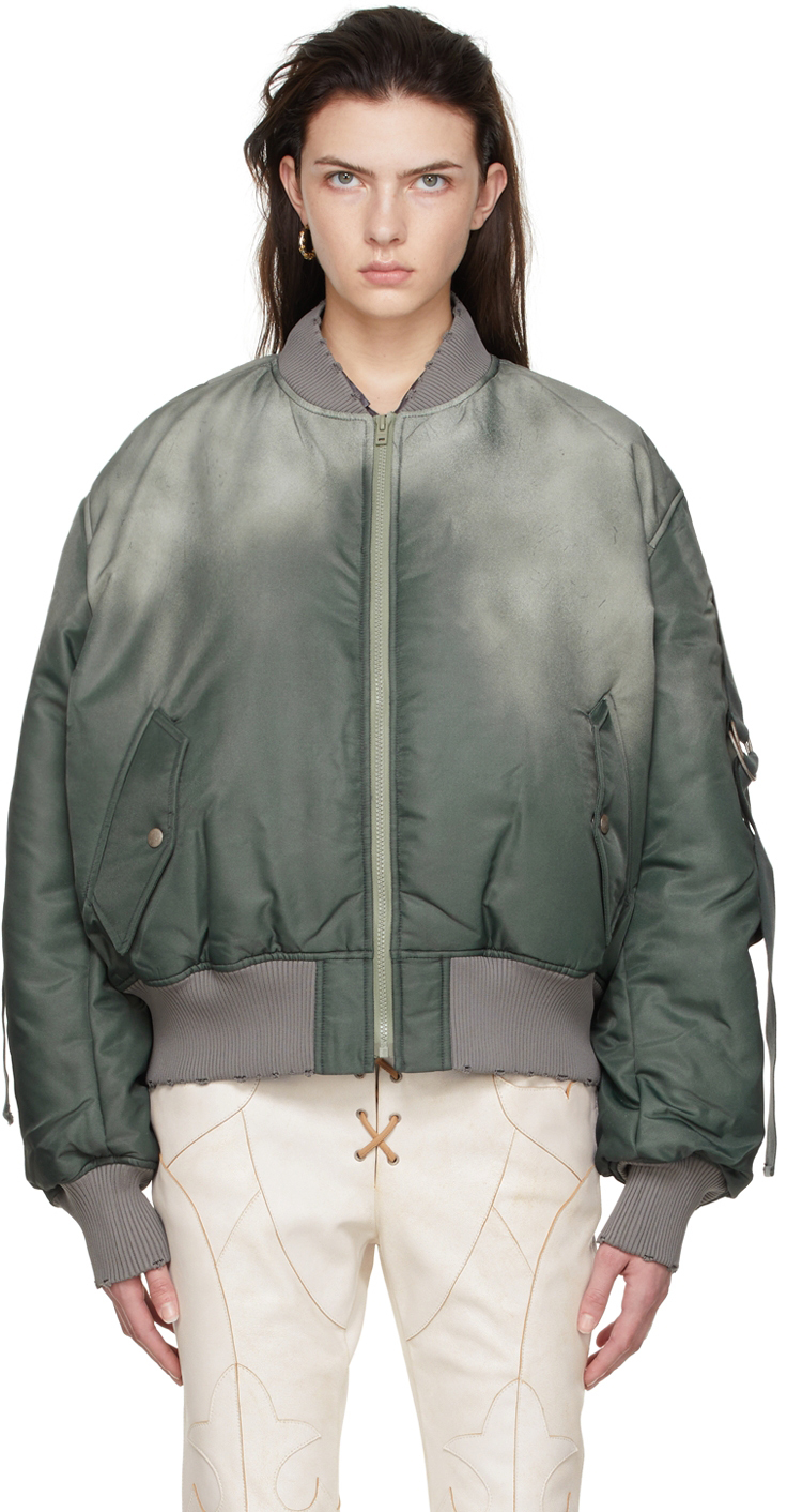 Green Polyester Jacket | tyello.com