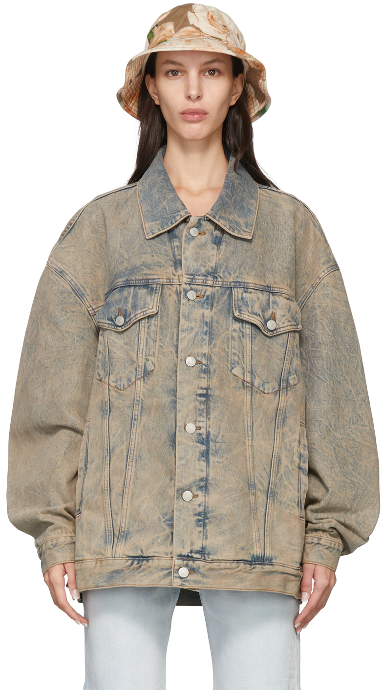 Acne Studios Blue Organic Cotton Denim Jacket