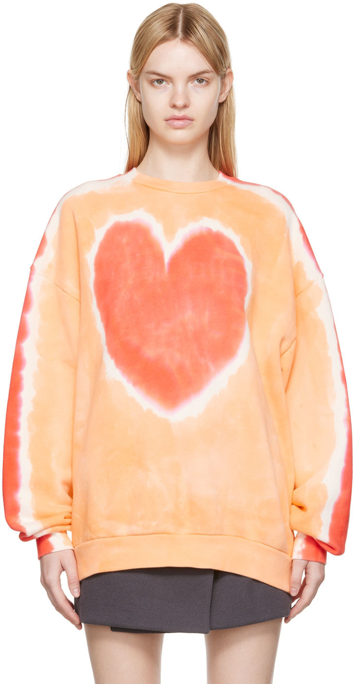 Acne Studios Orange Organic Cotton Sweatshirt