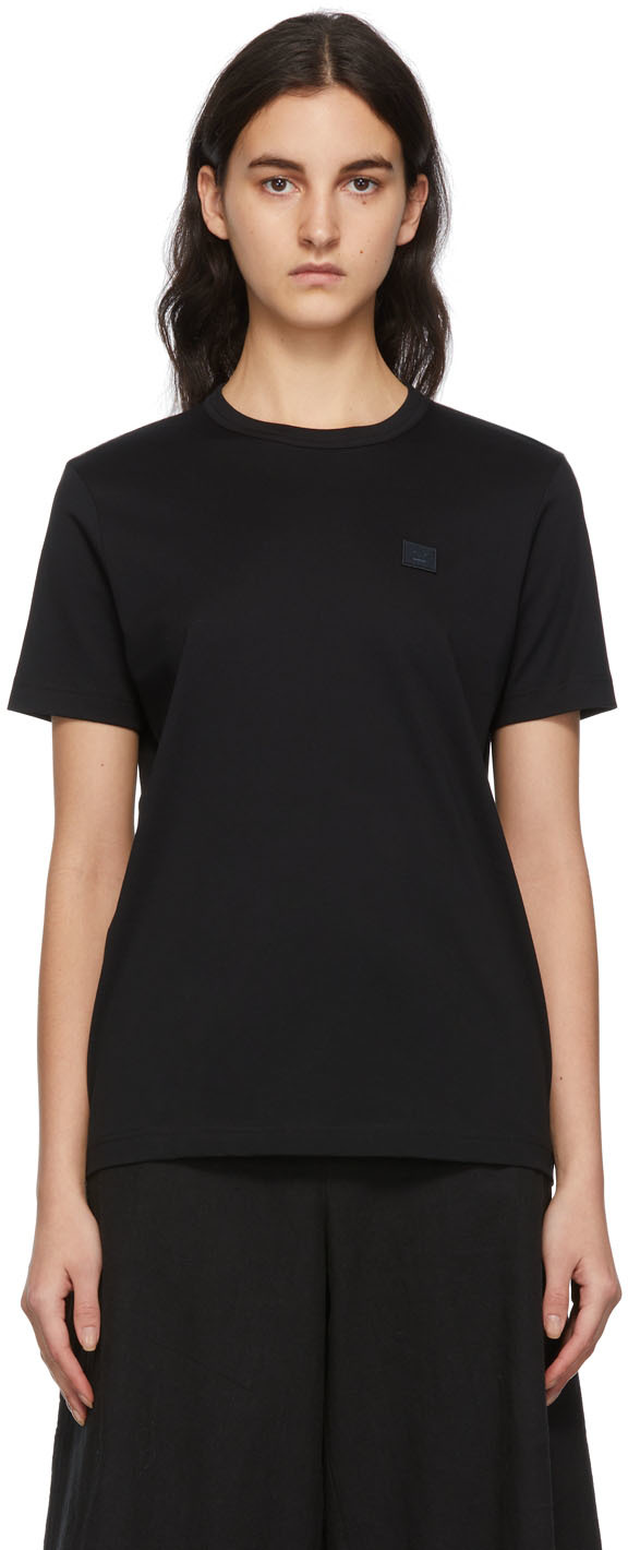 Acne Studios Black Ellison T-Shirt