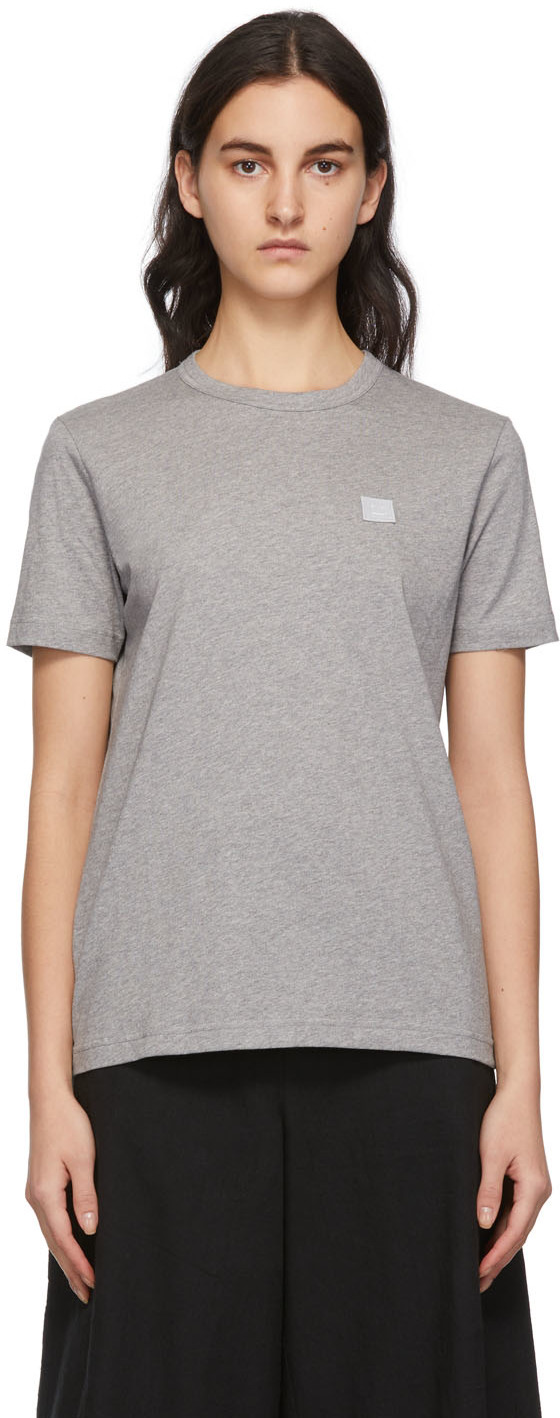 Acne Studios Grey Slim Fit T-Shirt