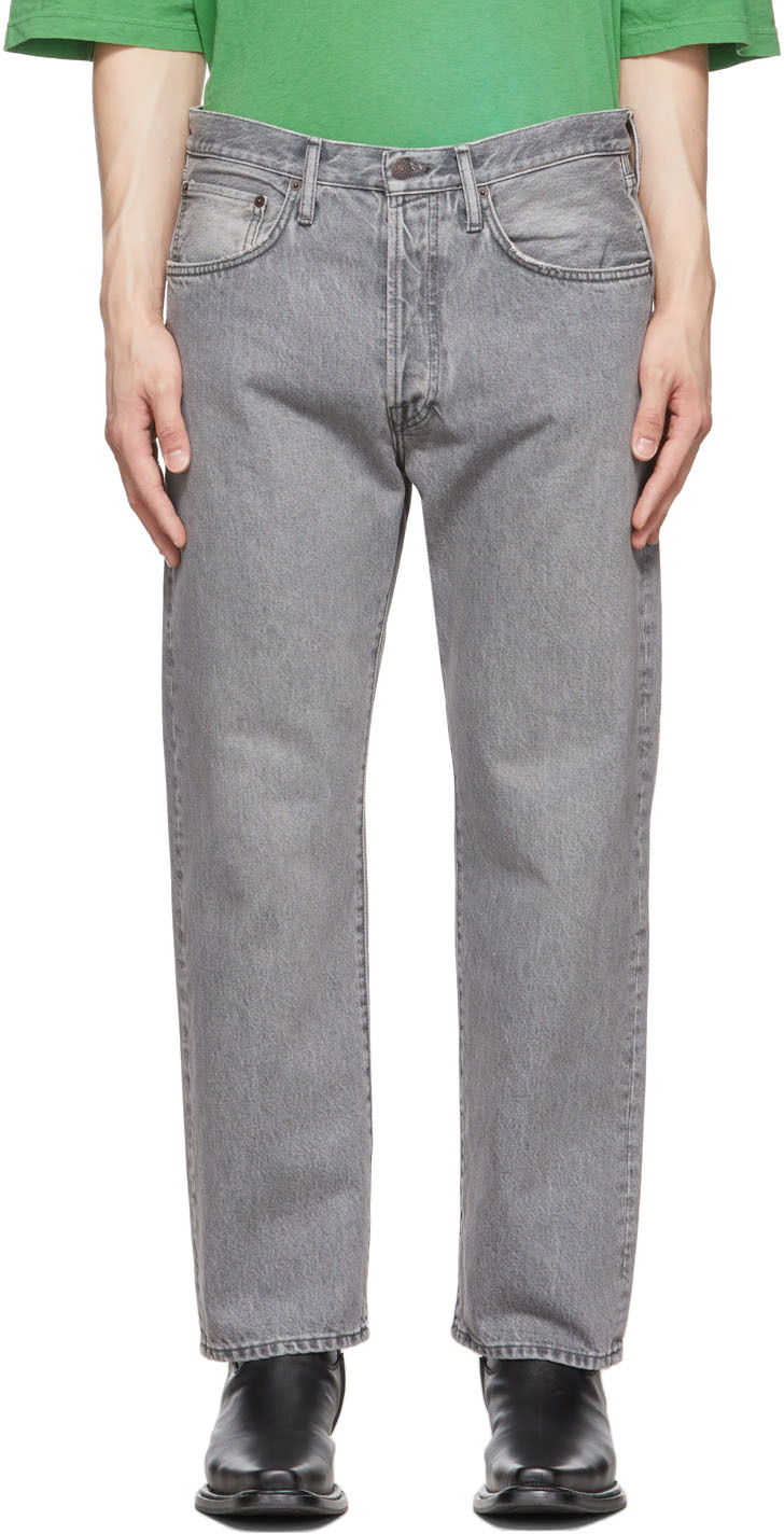 Acne Studios Grey Loose-Fit Jeans