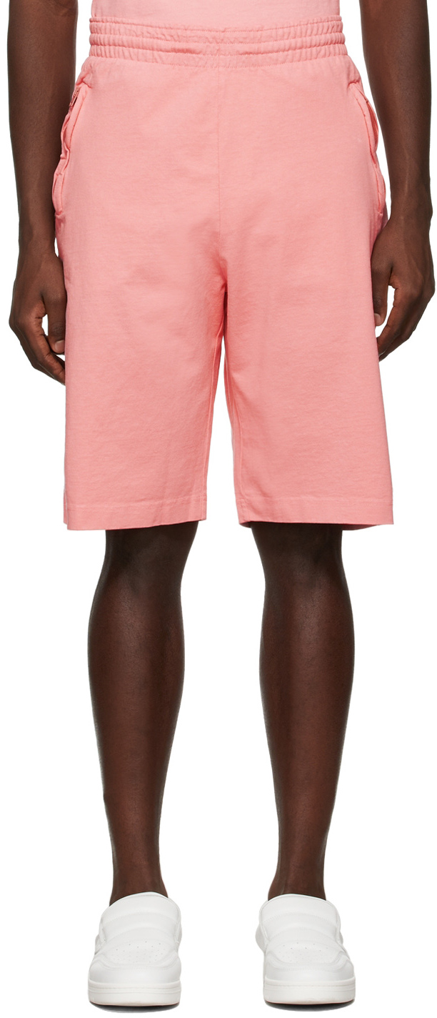 Mens pink online sweatshorts